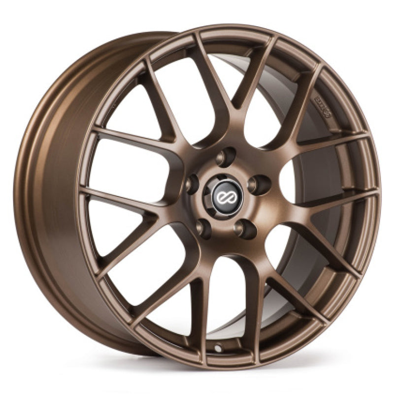 Enkei Raijin 18x8 40mm Offset 5x114.3 Bolt Pattern 72.6 Bore Diameter Bronze Wheel - Graveyard Performance
