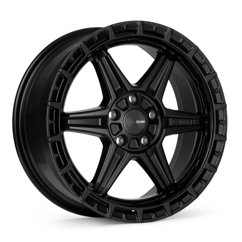 Enkei Trail-Finder OVL 17x7.5 / 5x114.3 BP / ET35 / 72.6mm Bore - Matte Black Wheel