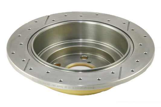 DBA 02-06 WRX / 98-07 Impreza 2.5L RS Rear Drilled & Slotted Street Series Rotor - Graveyard Performance