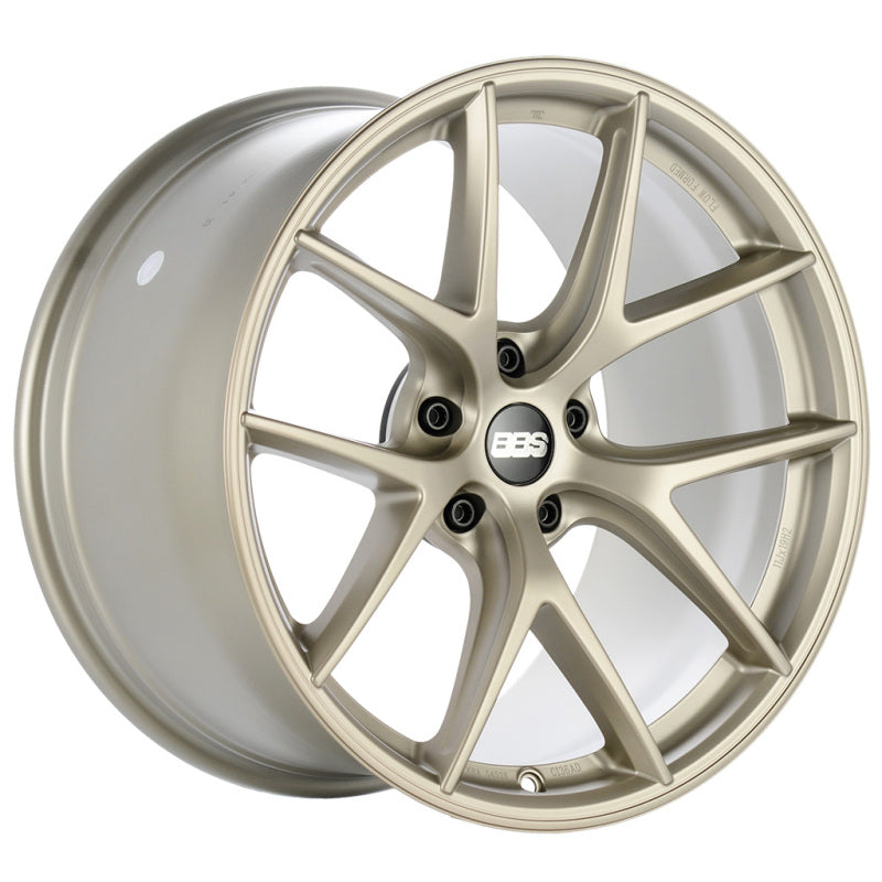BBS Unlimited CI-R 20x8.5 ET39 (Face 2) Satin White-Gold Wheel - Graveyard Performance