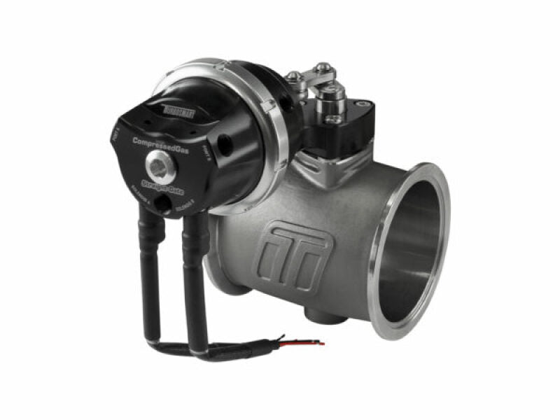 Turbosmart PSG76CG 7PSI Compressed Gas Solenoid Pneumatic StraightGate76 - Black - Graveyard Performance