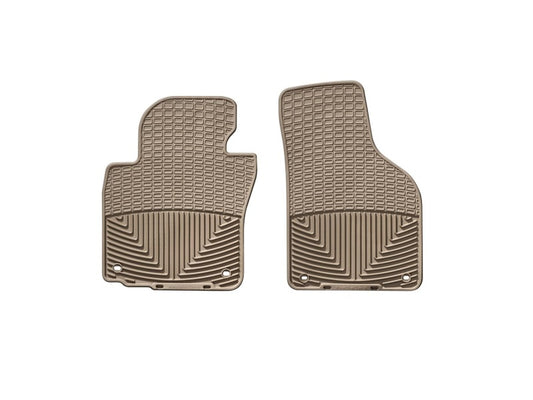 WeatherTech 05+ Volkswagen GLI Sedan Front Rubber Mats - Tan - Graveyard Performance