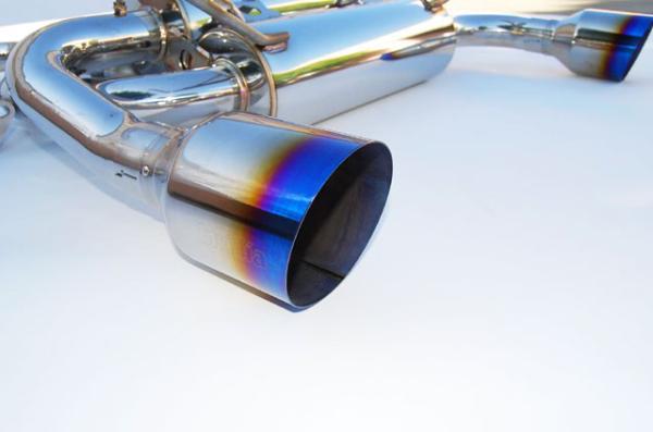 Invidia 07+ Infiniti G37 Coupe Gemini Single Layer Titanium Tip Cat-back Exhaust - Graveyard Performance