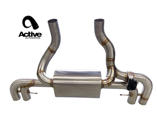 G2X M340i / M440i Valved Rear Axle-back Exhaust w matte black tips - Graveyard Performance