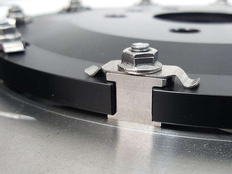 2-Piece Floating Brake Rotors | Rear Upgrade 350mm Slotted • MQBe Golf GTI/R Mk8, S3/RS 3 8Y