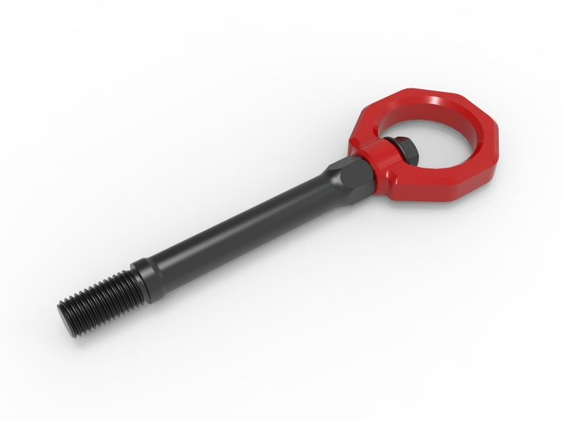 aFe CONTROL Front Tow Hook Red - Graveyard Performance