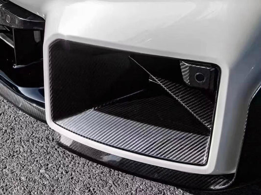 AutoTecknic Dry Carbon Front Bumper Lower Vent Set - G87 M2 - Graveyard Performance