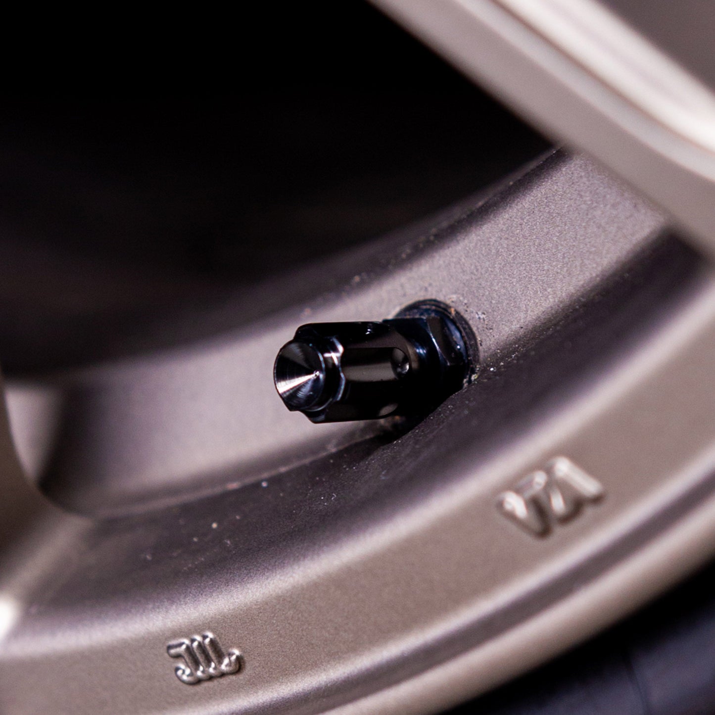 Titanium Gear Valve Stem Cap - Graveyard Performance