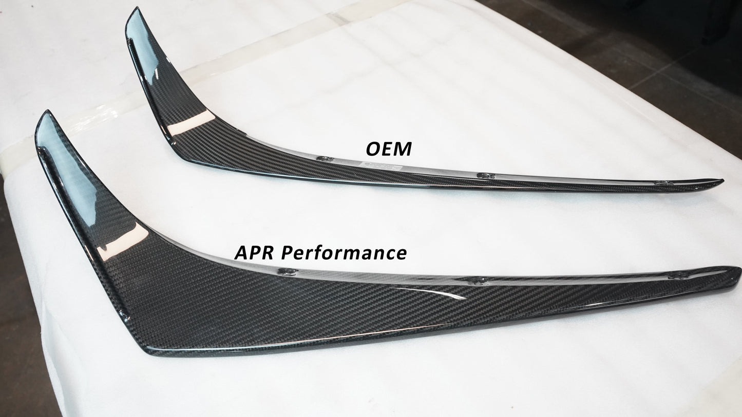 APR Performance Mercedes-Benz AMG GTR Pro Carbon Fiber Front Bumper Canards 2020