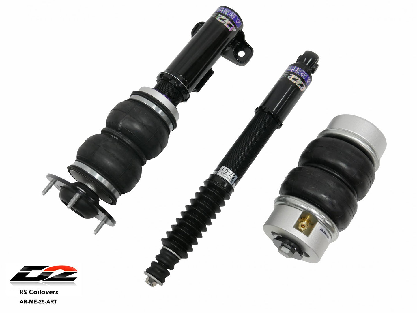 D2 Racing Air Struts w/ VERA Basic Management 84-89 Mercedes Benz 190D 84-93 Mercedes Benz 190E