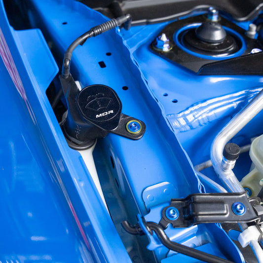 JDC Titanium Washer Fluid Pop Clip Replacement Hardware (2023+ FL5 Civic Type R) - Graveyard Performance