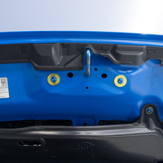 JDC Titanium Hood Latch Hardware (On Hood) (2023+ FL5 Civic Type R/11th Gen Civic Si) - Graveyard Performance