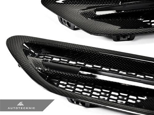 AutoTecknic Replacement Carbon Fiber Fender Vents - F10 M5 - Graveyard Performance