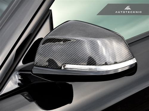 AutoTecknic Replacement Carbon Fiber Mirror Covers - BMW F87 M2 - Graveyard Performance