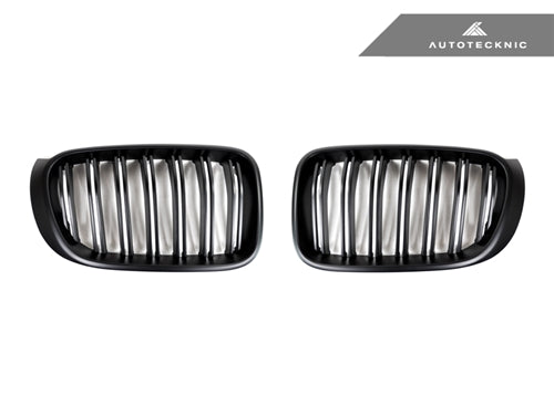 AutoTecknic Stealth Black Front Grille Set - F25 X3 LCI | F26 X4 - Graveyard Performance