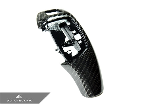 AutoTecknic Carbon Fiber Gear Selector Cover - BMW (Automatic Transmission Equipped Only)