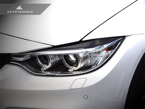 AutoTecknic Carbon Fiber Headlight Trim Set - F80 M3 | F82/ F83 M4 - Graveyard Performance