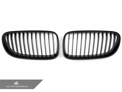AutoTecknic Stealth Black Front Grille Set - E92 Coupe / E93 Cabrio | 3 Series LCI - Graveyard Performance