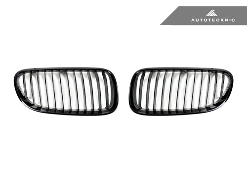 AutoTecknic Gloss Black Front Grille Set - E92 Coupe/ E93 Cabrio | 3-Series LCI - Graveyard Performance