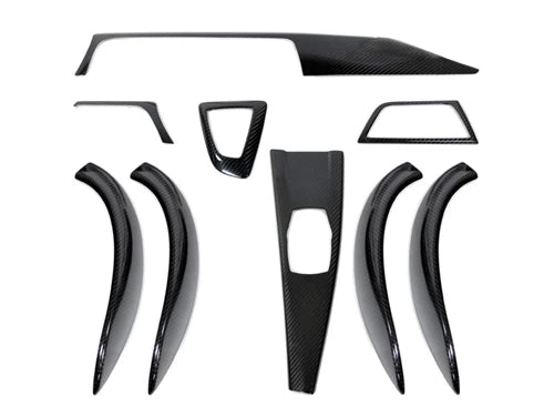 AutoTecknic Dry Carbon Fiber Interior Trim - F30 3-Series Sedan | F34 3-Series GT | F36 4-Series GC - Graveyard Performance
