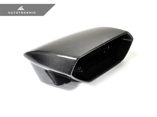 AutoTecknic Replacement Dry Carbon Mirror Covers - Lamborghini Huracan LP610-4 | LP580-2 - Graveyard Performance