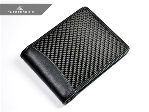 AutoTecknic Carbon Fiber Bi-Fold Wallet - Graveyard Performance