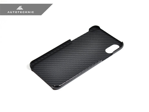 AutoTecknic Dry Carbon iPhone Cover - iPhone X - Graveyard Performance