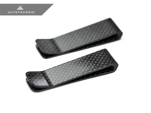 AutoTecknic Dry Gloss Carbon Fiber Money Clip - Original - Graveyard Performance