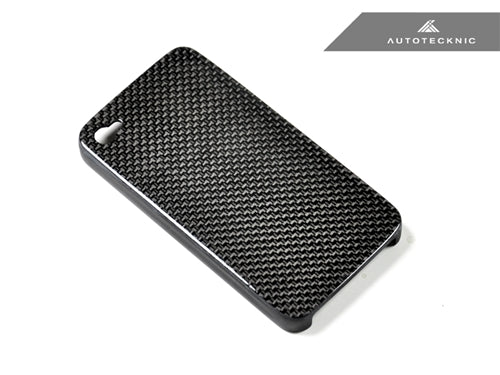AutoTecknic Carbon Fiber iPhone Cover - 4 / 4S - Graveyard Performance