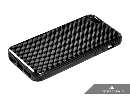 AutoTecknic Carbon Fiber iPhone Cover - 5 (Soft Case) - Graveyard Performance