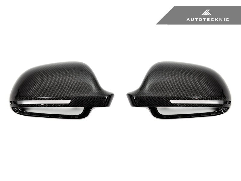 AutoTecknic Replacement Carbon Mirror Covers - Audi 8P A3/ S3 08-10 | B8 8K A4/ S4 08-09 | 8T A5/ S5 08-09 - Graveyard Performance