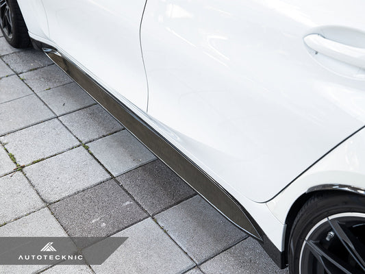 AutoTecknic Dry Carbon OEM-Spec Side Skirt Set - G80/ G81 M3 - Graveyard Performance