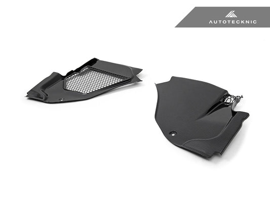 AutoTecknic Dry Carbon Engine Cowl Panel Trim Set - F91/ F92/ F93 M8 - Graveyard Performance