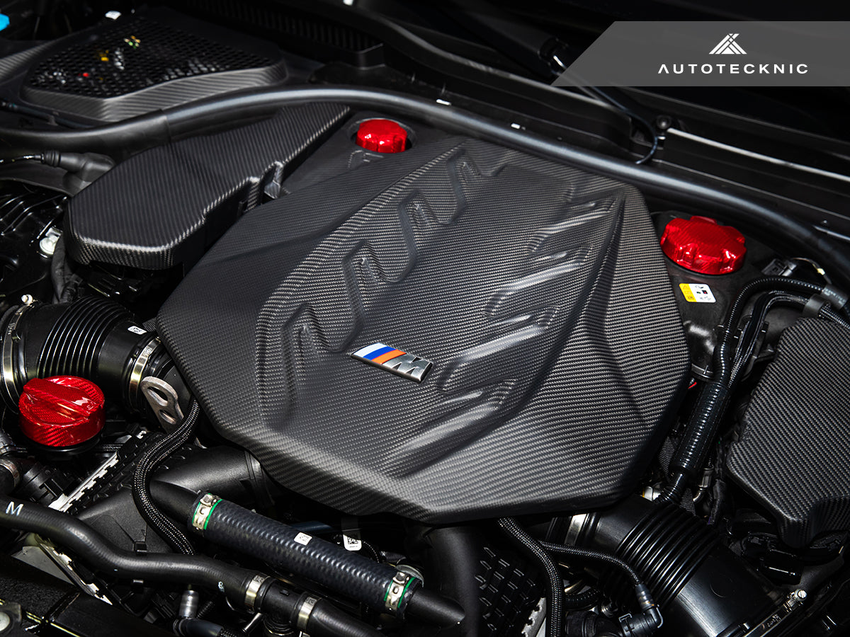AutoTecknic Pre-Preg Carbon Engine Cover - G90/ G99 M5 - Graveyard Performance