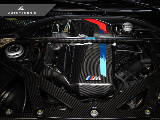 AutoTecknic Version II Dry Carbon Fiber Engine Cover - G80 M3 | G82/ G83 M4 - Graveyard Performance