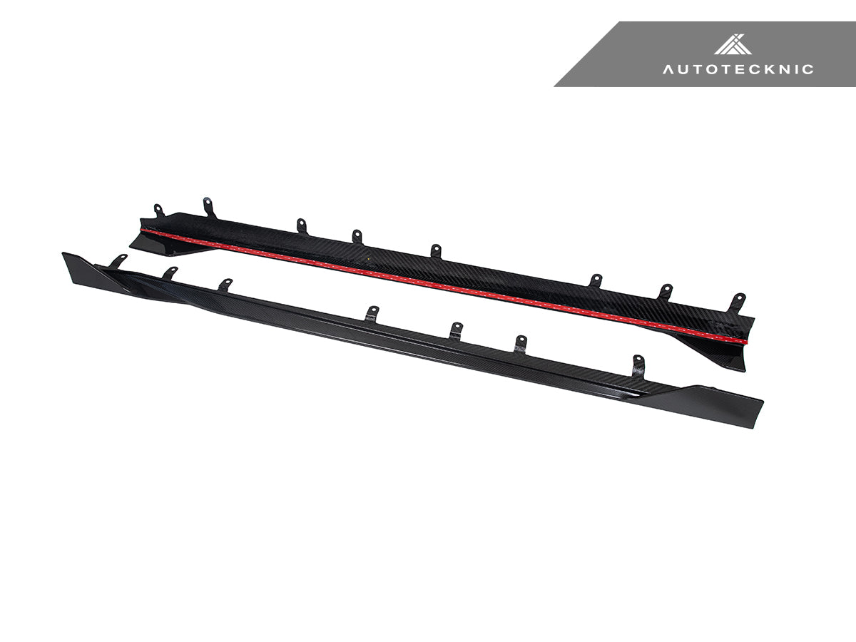 AutoTecknic Dry Carbon Side Skirt Extension Set - G87 M2 - Graveyard Performance