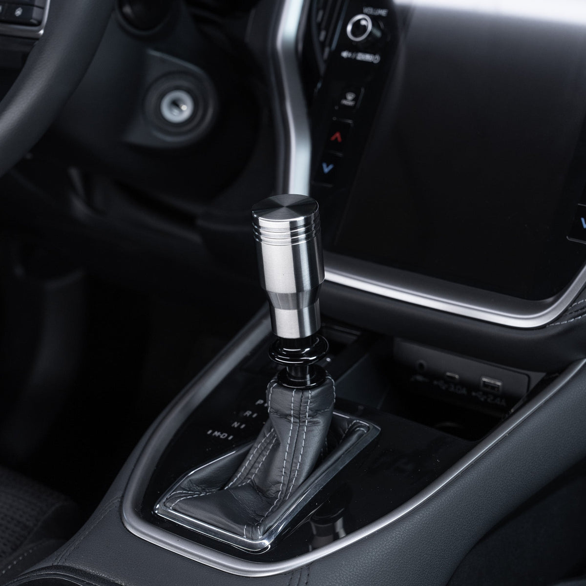 Billetworkz Automatic Shifter - Titanium Brushed - Fits Subaru CVT: WRX (2022+), Crosstrek (2024), Forester (2025+), Impreza (2024), Legacy/Outback (2015+)