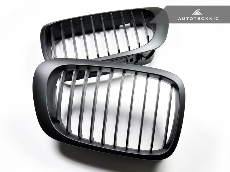 AutoTecknic Stealth Black Front Grille Set - E46 3-Series Coupe Pre-Facelift | M3 - Graveyard Performance