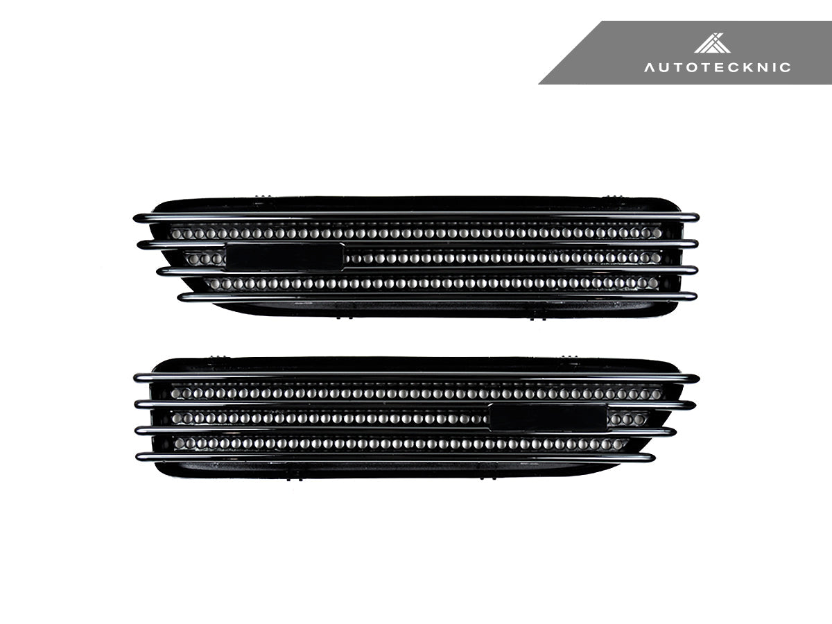 AutoTecknic Replacement Glazing Black Fender Gills - E46 M3