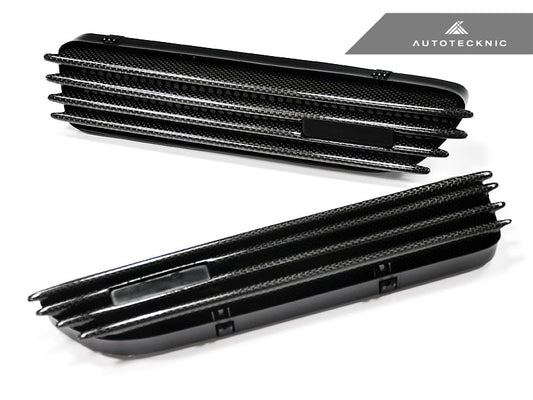 AutoTecknic Replacement Carbon Fiber Fender Gills - E46 Coupe & Cabrio | M3 - Graveyard Performance