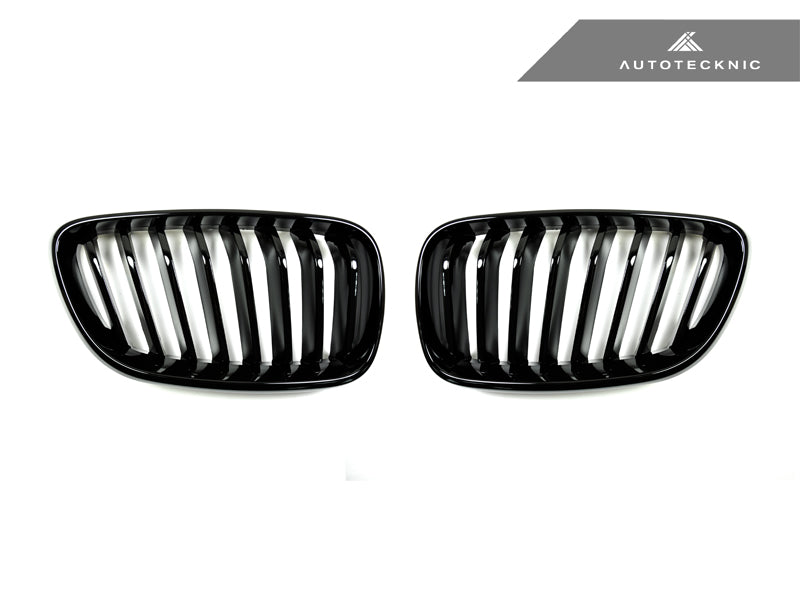 AutoTecknic Gloss Black Front Grille Set - F22 2-Series - Graveyard Performance
