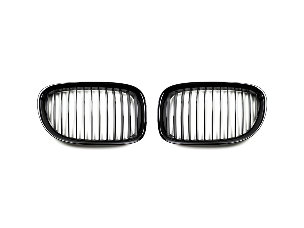 AutoTecknic Gloss Black Front Grille Set - F01/ F02 7-Series