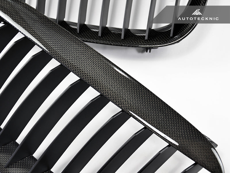 AutoTecknic Carbon Fiber Front Grille Set - E63/ E64 6-Series & M6 - Graveyard Performance