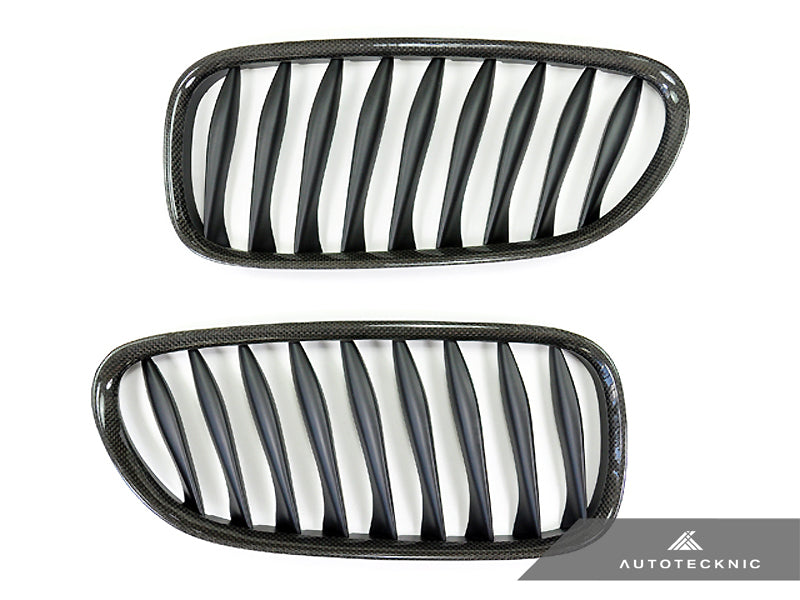 AutoTecknic Carbon Fiber Front Grille Set - E85 Z4 / Z4M - Graveyard Performance