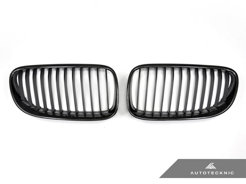 AutoTecknic Carbon Fiber Front Grille Set - E92 Coupe / E93 Cabrio | 3 Series LCI - Graveyard Performance