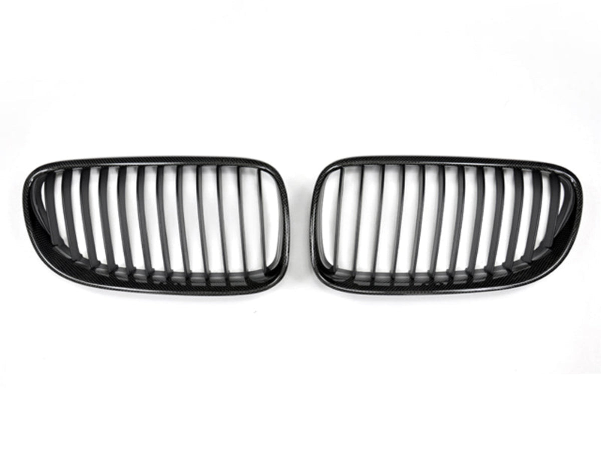 AutoTecknic Carbon Fiber Front Grille Set - E92 Coupe / E93 Cabrio | 3 Series LCI - Graveyard Performance