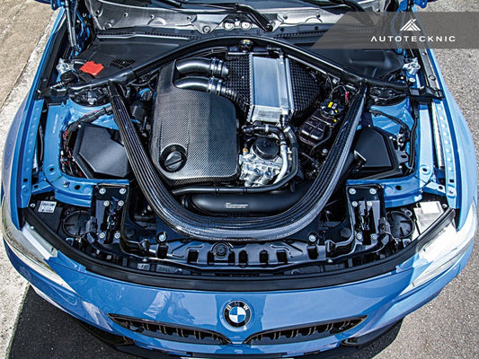 AutoTecknic Vacuumed Carbon Fiber Engine Cover - F80 M3 | F82 M4 - Graveyard Performance