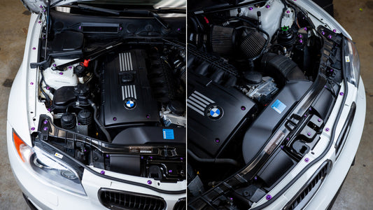 Stage 2 Titanium Hardware Engine Bay Kit - BMW E82 135i (2007-2012) - Graveyard Performance
