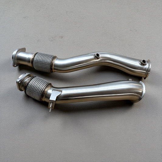 BMW S58 X3M & X4M Catless Race Downpipe (3.5 Inch) - Palenon Performance - Graveyard Performance