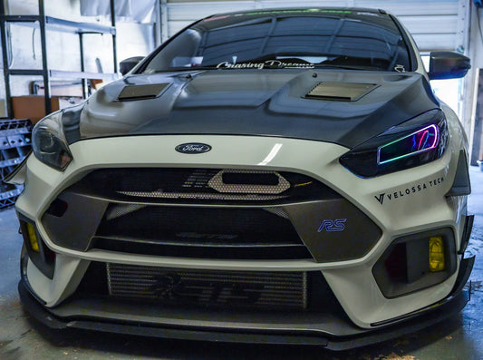 Velossa Tech Design 2015-2018 Ford Focus ST/RS Headlight Ram Air Intake Snorkel